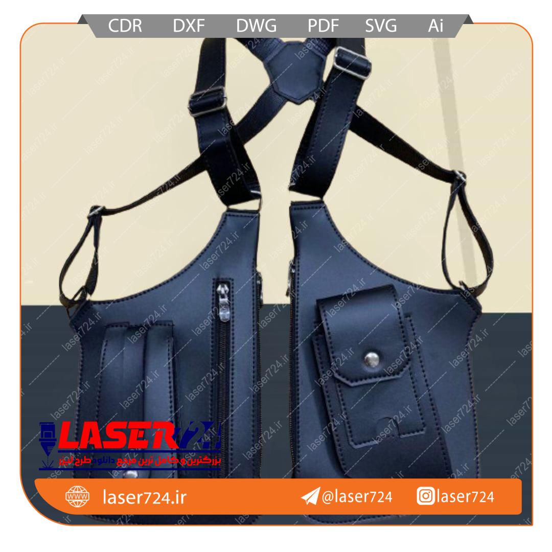 تصویر الگو کیف چرمی ابزار #1